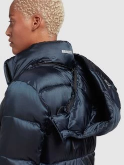 Khujo Winterjassen Winterjas Evona Dames Nachtblauw -Mode kledingwinkel ff82787ed6f5f56ba9ec3613c3354af1