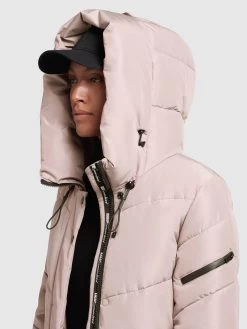 Khujo Winterjassen Winterjas Jordis Dames Lichtroze -Mode kledingwinkel ffd04f32e18eb9da5ac1e938959e8549