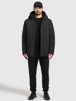 Khujo Winterjassen Winterjas Toto Heren Zwart -Mode kledingwinkel ffd2e1ebb171462809ee26fc6472a1da